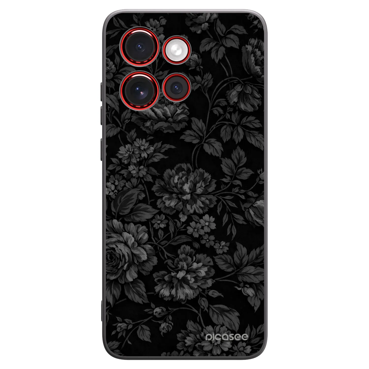 Picasee crna silikonska maskica za Motorola Edge 60 Neo 5G - Dark Romance