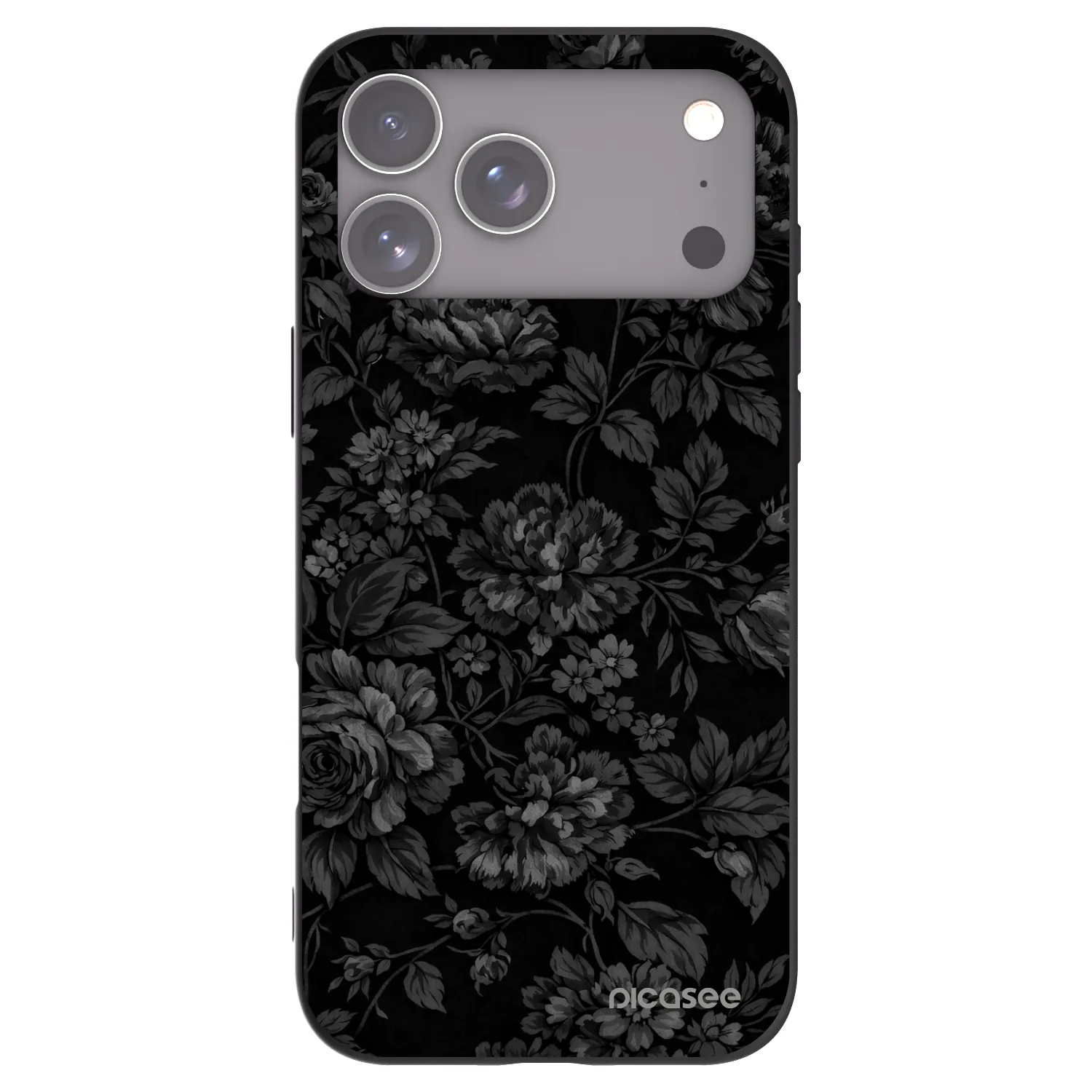 Picasee crna silikonska maskica za Apple iPhone 18 Pro Max - Dark Romance