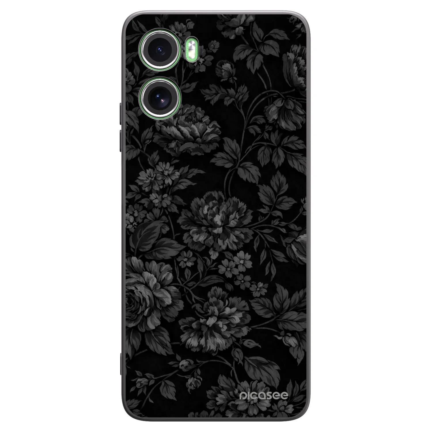 Picasee crna silikonska maskica za Motorola Moto G06 - Dark Romance