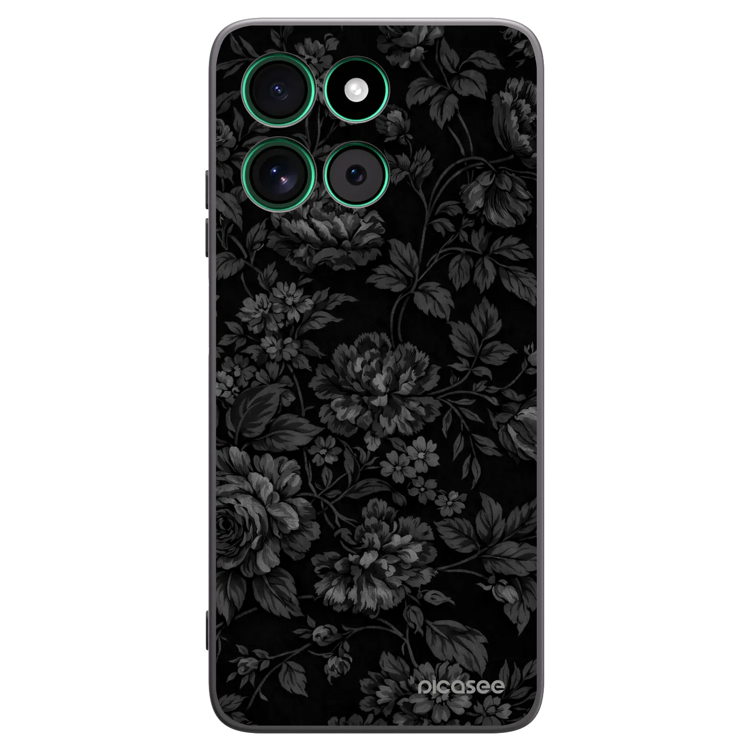 Picasee crna silikonska maskica za Motorola Moto G57 Power - Dark Romance