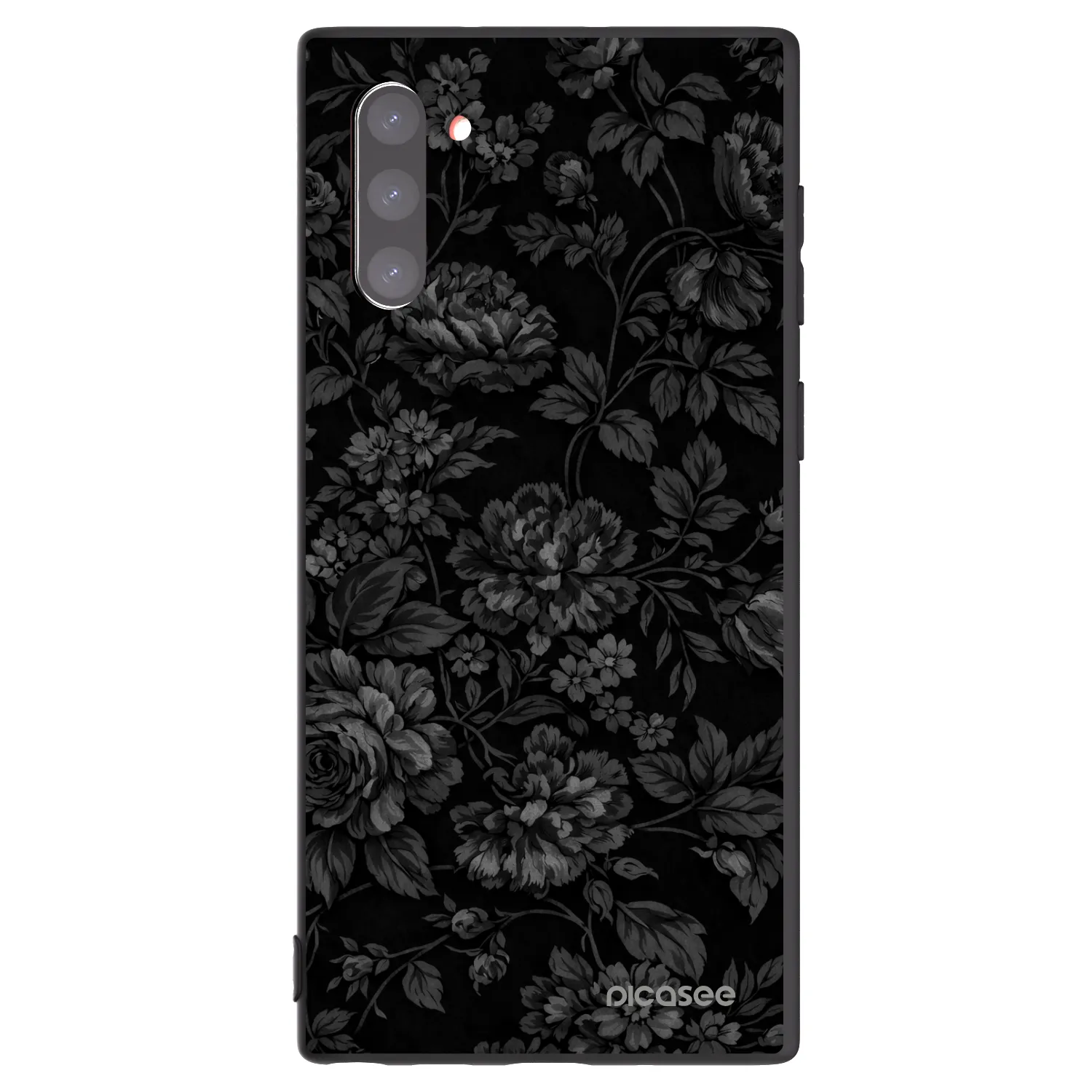Picasee crna silikonska maskica za Samsung Galaxy Note 10 N970F - Dark Romance