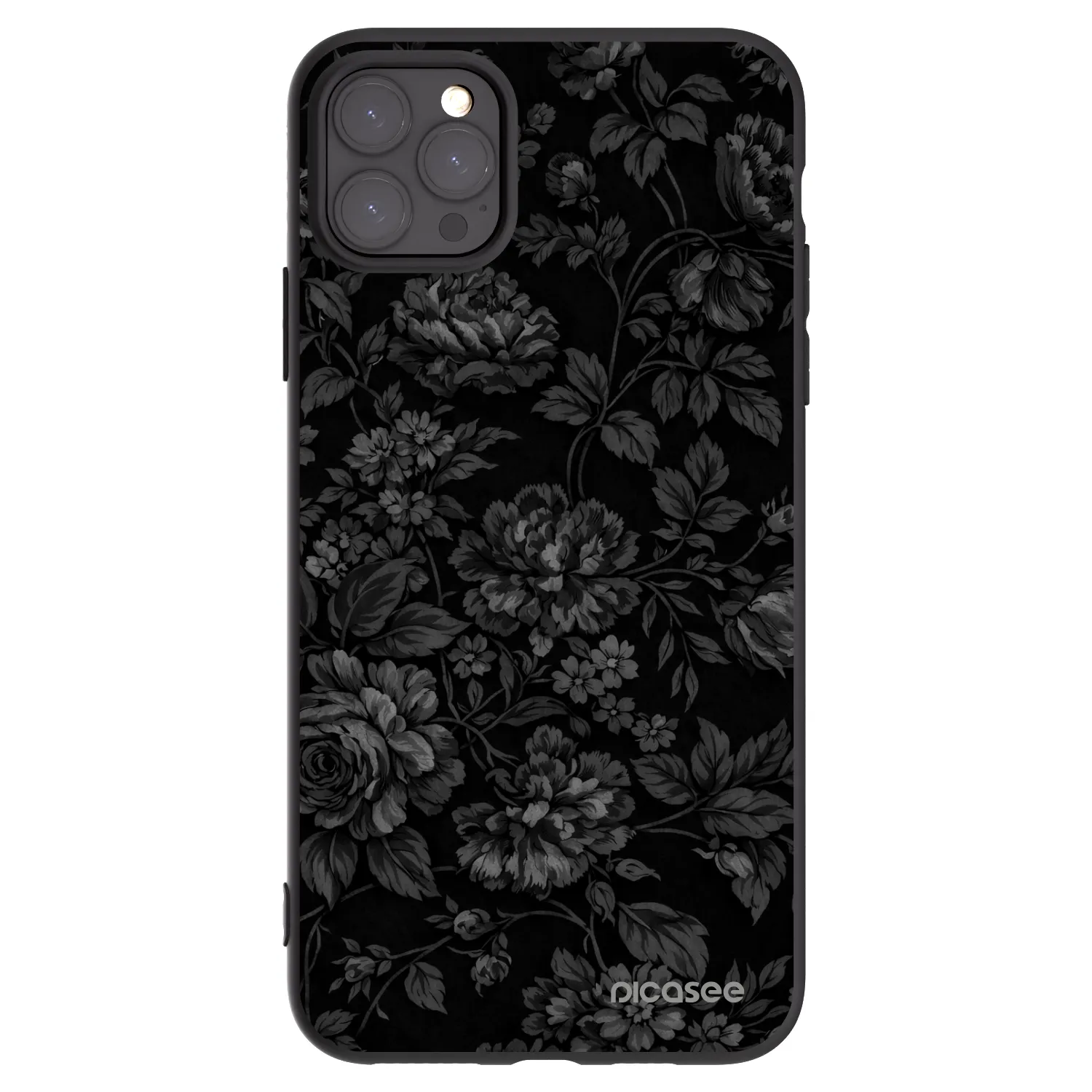 Picasee crna silikonska maskica za Apple iPhone 11 Pro Max - Dark Romance