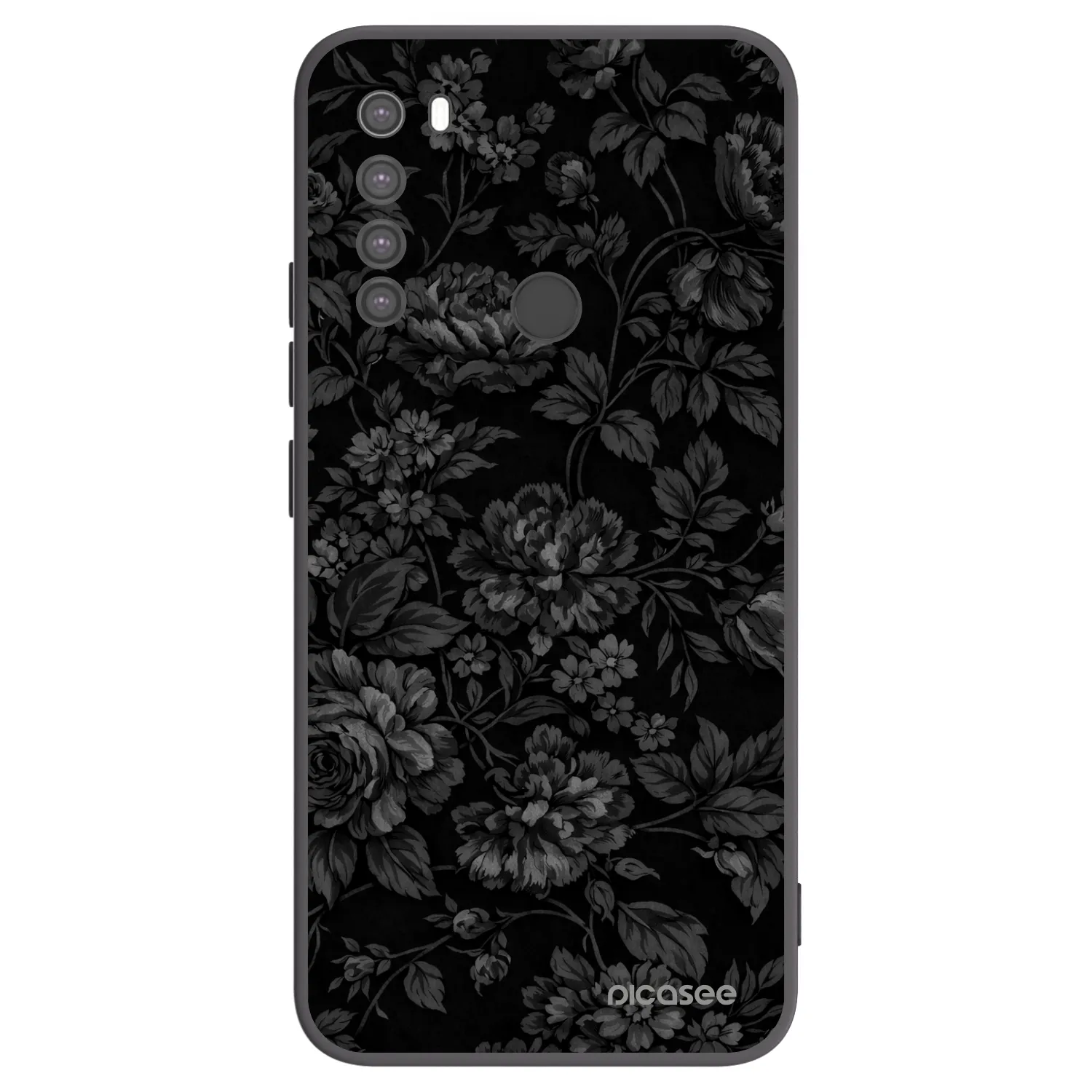 Picasee crna silikonska maskica za Xiaomi Redmi Note 8 - Dark Romance