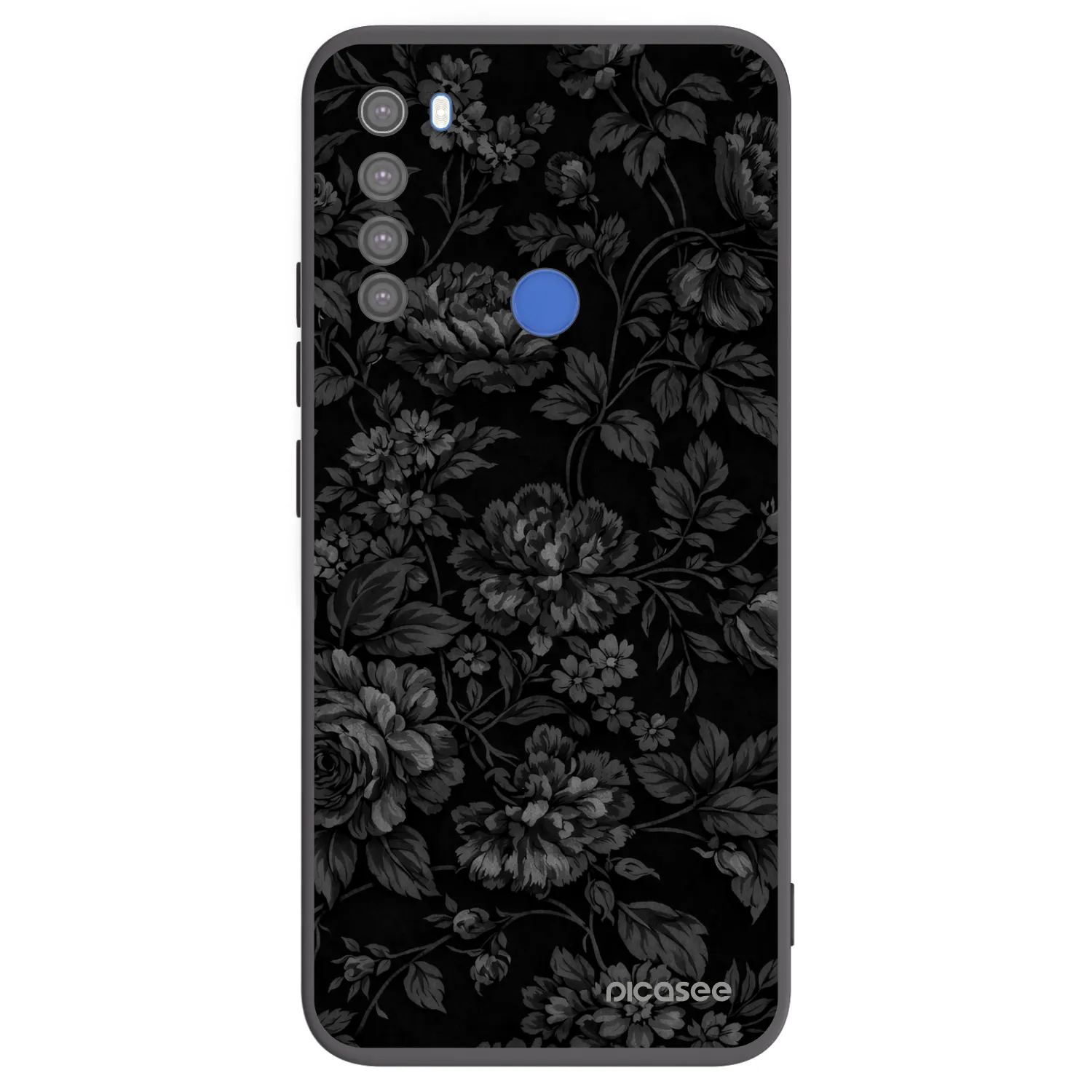 Picasee crna silikonska maskica za Xiaomi Redmi Note 8T - Dark Romance