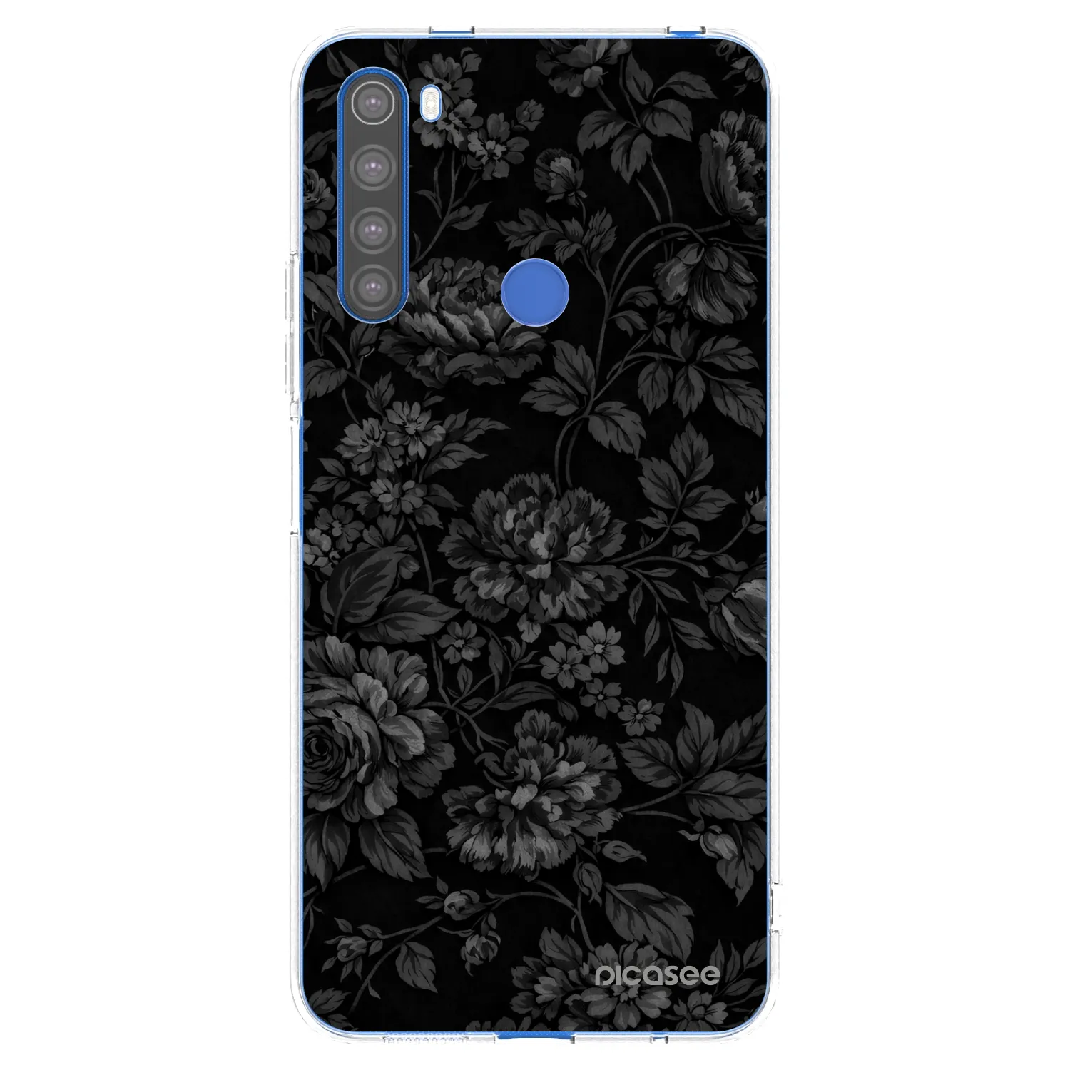 Picasee silikonska prozirna maskica za Xiaomi Redmi Note 8T - Dark Romance