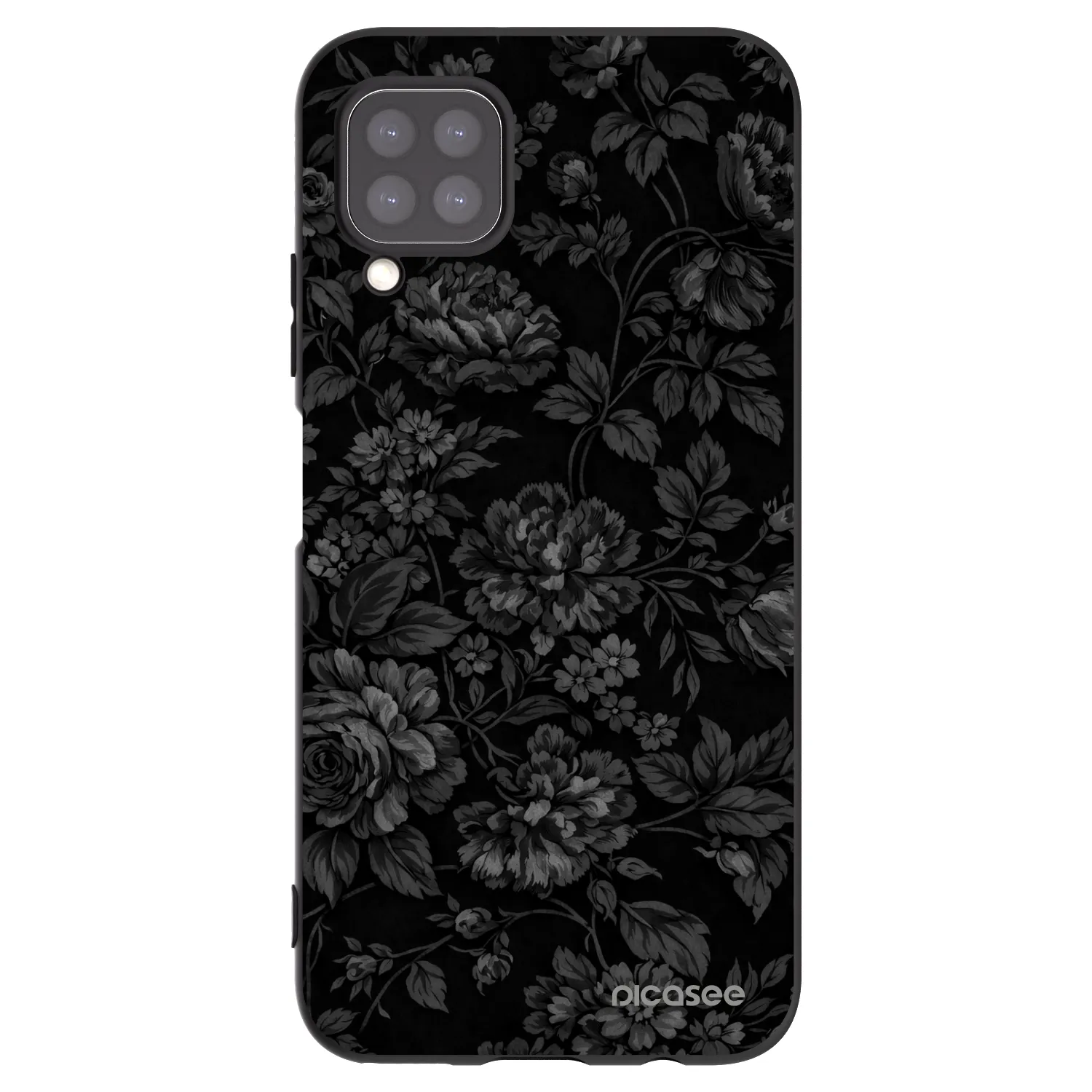 Picasee crna silikonska maskica za Huawei P40 Lite - Dark Romance
