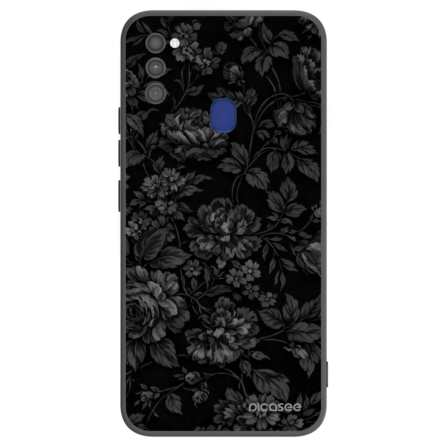 Picasee crna silikonska maskica za Samsung Galaxy M21 M215F - Dark Romance