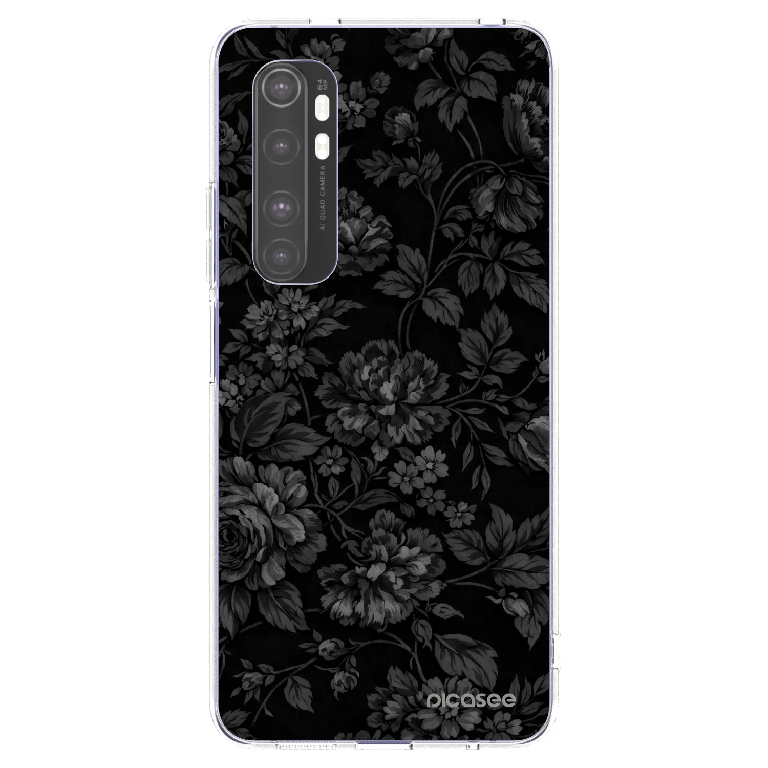 Picasee silikonska prozirna maskica za Xiaomi Mi Note 10 Lite - Dark Romance