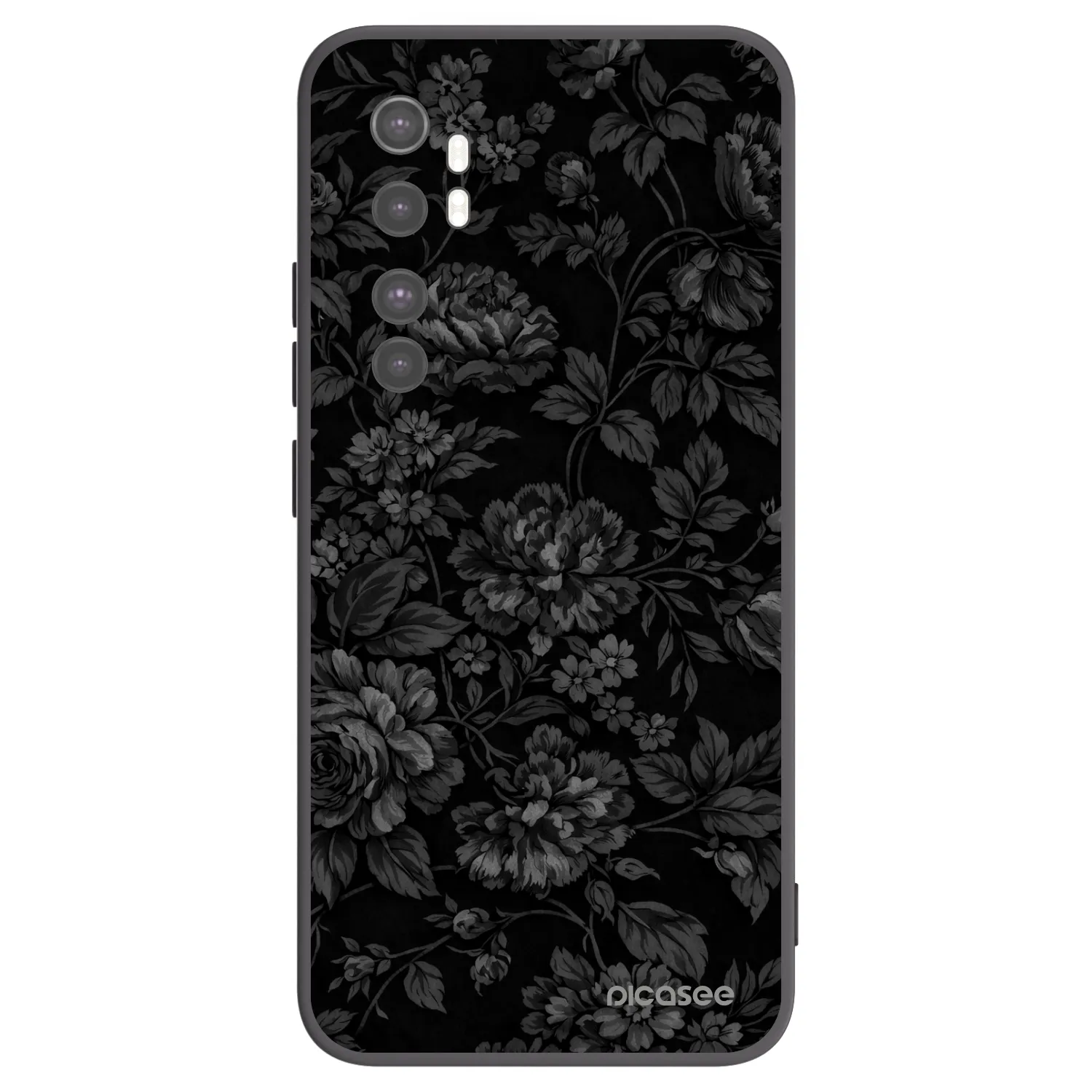 Picasee crna silikonska maskica za Xiaomi Mi Note 10 Lite - Dark Romance