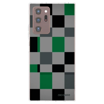 Picasee silikonska prozirna maskica za Samsung Galaxy Note 20 Ultra - Block Grid