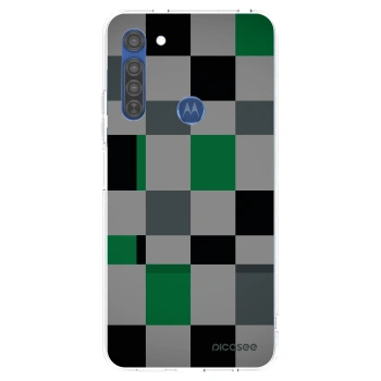Maskica za Motorola Moto G8 - Block Grid