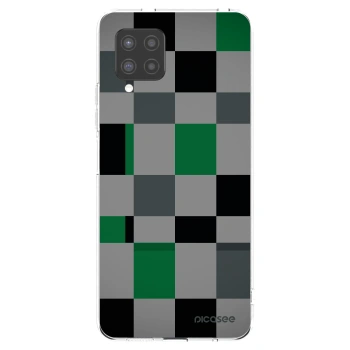 Picasee silikonska prozirna maskica za Samsung Galaxy A42 A426B - Block Grid