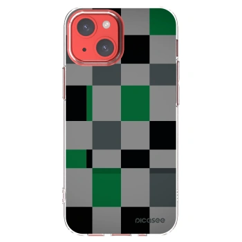 Picasee silikonska prozirna maskica za Apple iPhone 13 mini - Block Grid