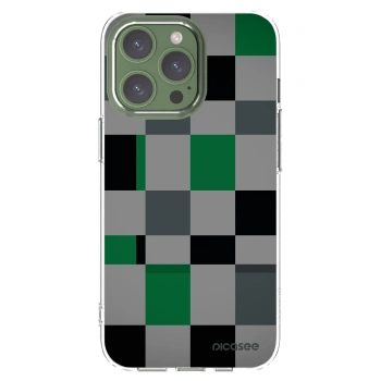 Picasee silikonska prozirna maskica za Apple iPhone 13 Pro - Block Grid