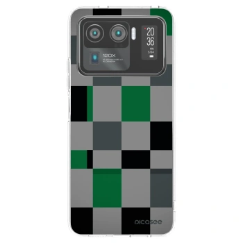 Picasee silikonska prozirna maskica za Xiaomi Mi 11 Ultra - Block Grid
