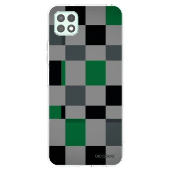 Picasee silikonska prozirna maskica za Samsung Galaxy A22 A226B 5G - Block Grid