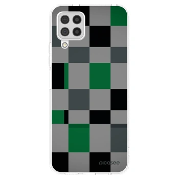 Picasee silikonska prozirna maskica za Samsung Galaxy A22 A225F 4G - Block Grid