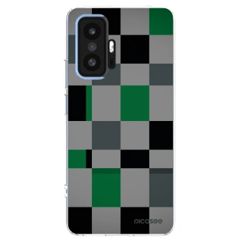 Picasee silikonska prozirna maskica za Xiaomi 11T Pro - Block Grid