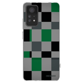 Picasee silikonska prozirna maskica za Xiaomi Redmi Note 11 Pro 5G - Block Grid