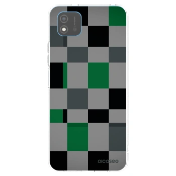 Picasee silikonska prozirna maskica za Realme C11 (2021) - Block Grid