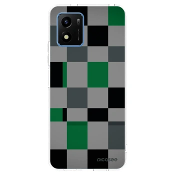Picasee silikonska prozirna maskica za Vivo Y01 - Block Grid
