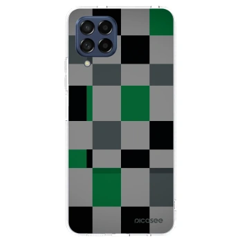 Picasee silikonska prozirna maskica za Samsung Galaxy M53 5G - Block Grid