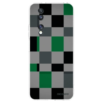 Picasee silikonska prozirna maskica za Honor 70 - Block Grid