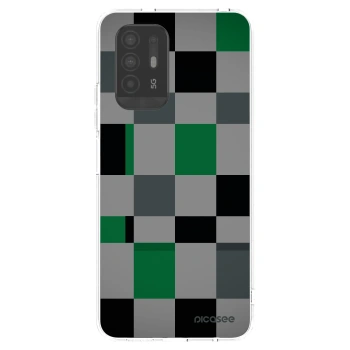 Picasee silikonska prozirna maskica za OPPO A94 5G - Block Grid