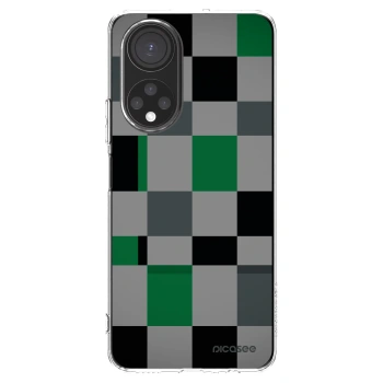 Picasee silikonska prozirna maskica za Honor X7 - Block Grid