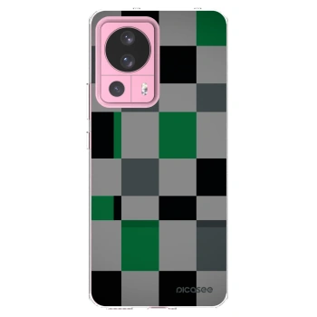 Picasee silikonska prozirna maskica za Xiaomi 13 Lite - Block Grid