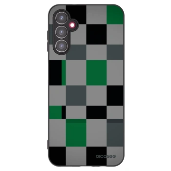 Picasee crna silikonska maskica za Samsung Galaxy A14 5G A146P - Block Grid