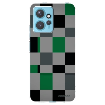 Picasee silikonska prozirna maskica za Xiaomi Redmi Note 12 4G - Block Grid