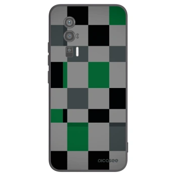 Picasee crna silikonska maskica za Xiaomi Poco F5 Pro 5G - Block Grid