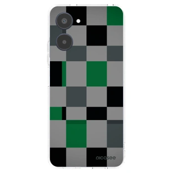 Picasee silikonska prozirna maskica za Realme 10 4G - Block Grid