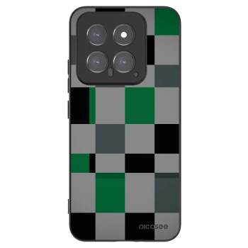 Picasee crna silikonska maskica za Xiaomi 14 - Block Grid