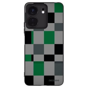 Picasee crna silikonska maskica za Xiaomi Redmi 13C 4G - Block Grid