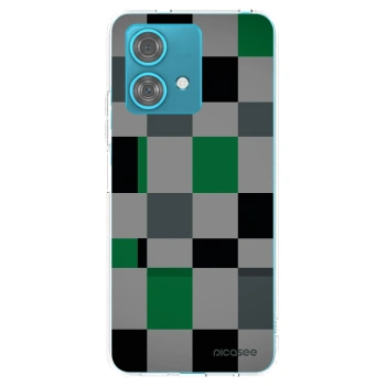 Picasee silikonska prozirna maskica za Motorola Edge 40 Neo - Block Grid