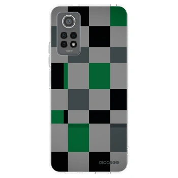 Picasee silikonska prozirna maskica za Xiaomi Redmi Note 12 Pro 4G - Block Grid
