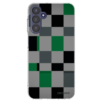 Picasee silikonska prozirna maskica za Samsung Galaxy A15 A155F 4G - Block Grid