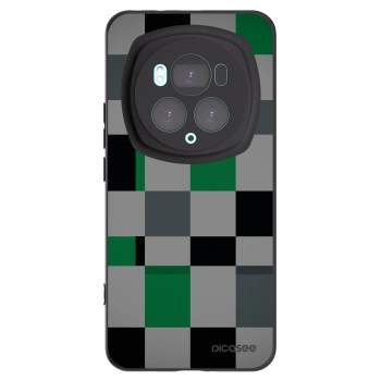 Picasee crna silikonska maskica za Honor Magic6 Pro - Block Grid