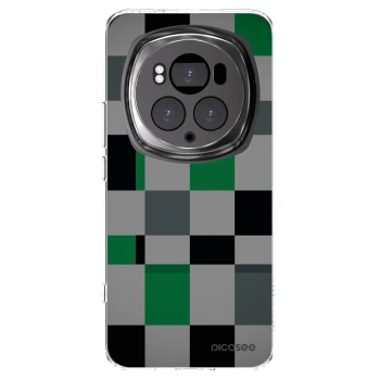 Picasee silikonska prozirna maskica za Honor Magic6 Pro - Block Grid