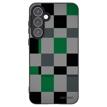 Picasee crna silikonska maskica za Samsung Galaxy A55 5G A556B - Block Grid