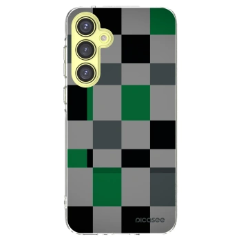 Picasee silikonska prozirna maskica za Samsung Galaxy A35 5G A356B - Block Grid