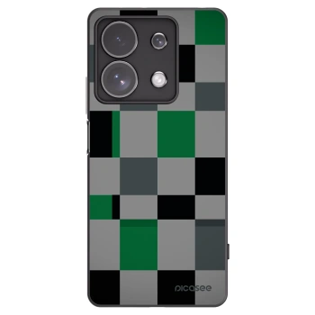 Picasee crna silikonska maskica za Xiaomi Redmi Note 13 Pro 4G - Block Grid