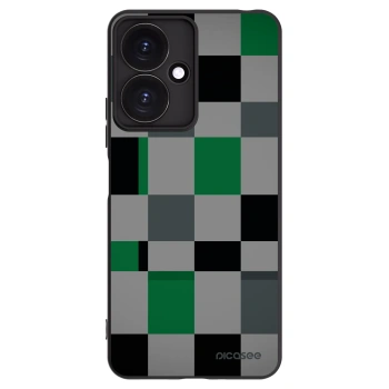 Picasee crna silikonska maskica za Xiaomi Redmi 13C 5G - Block Grid