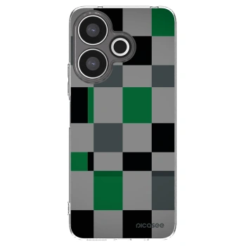 Picasee silikonska prozirna maskica za Xiaomi Redmi 13 4G - Block Grid