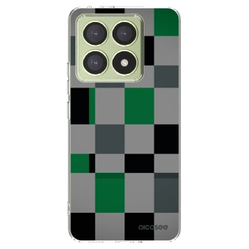 Picasee silikonska prozirna maskica za Xiaomi 14T - Block Grid