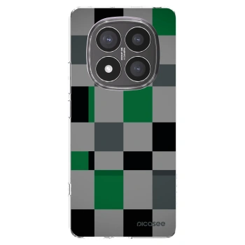 Picasee silikonska prozirna maskica za Xiaomi Redmi Note 14 Pro+ 5G - Block Grid