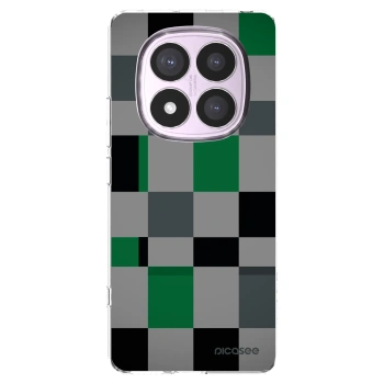 Picasee silikonska prozirna maskica za Xiaomi Redmi Note 14 Pro 5G - Block Grid