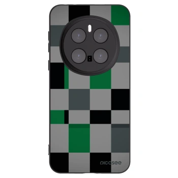Picasee crna silikonska maskica za Honor Magic7 Pro 5G - Block Grid
